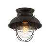 Trade Winds Lakeshore Semi-Flush Mount Ceiling Light in Oil Rubbed Bronze