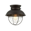 Trade Winds Lakeshore Semi-Flush Mount Ceiling Light in Oil Rubbed Bronze