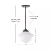 Kurtz 9.5" Adjustable Drop LED Pendant