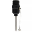 Petite Stick Lamp with USB Charging Port and Shade