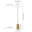Somerset Floor Lamp with Empire Shade