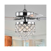 Jay 52" 3-Light Indoor Remote Controlled Ceiling Fan with Light Kit