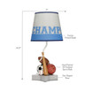 Baby Sports Lamp with Shade & Bulb - Football/Basketball/Baseball