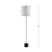 Levitt 60.5" Marble,Metal LED Floor Lamp