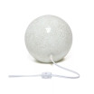 1 Light Mosaic Stone Ball Table Lamp