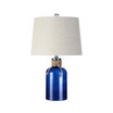 Azure Glass Bottle Led Table Lamp