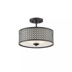 Trade Winds Hutchins Semi-Flush Mount Drum Ceiling Light