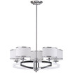 Leonora Chrome-Finish Pendant