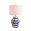 Gretchen 25" Ginger Jar Ceramic,Metal LED Table Lamp