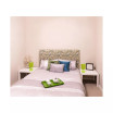 Simple Designs Stonies Small Stone Look Table Bedside Lamp 2 Pack Set