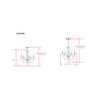 Jingle 5 Light 22.5"D Adjustable Chandelier