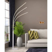 Aurora 92" LED Arch Tree Floor Lamp, Touch Dimmer