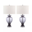 Set of 2 Glass Table Lamps