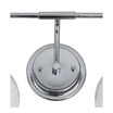 Shirley 4-Light Metal, Bubbled Glass Vanity Light