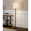 Braun Floor Lamp with Round Base