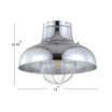 Cameron 13" Metal LED Semi-Flush Mount