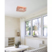 Elegant Designs Elipse Crystal 2 Light Square Ceiling Flush Mount