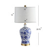 Jennifer 25.75" Ceramic/Metal LED Table Lamp - Set of 2