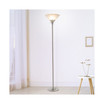 Brushed Silver LED Torchiere