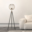 Paramon Floor Lamp In Antique Brass
