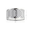 Hex 3-Light Metal Led Flush Mount