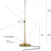 Libra LED Modern Minimalist Adjustable Table, Desk and Nightstand Lamp