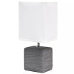 Petite Stone Table Lamp with Shade