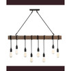 Burgess 8-Light Linear Chandelier in Durango