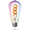 Smart LED RGB Color Changing Light Bulb - ST19 Bulb, 7 Watts, Dimmable