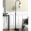 Sara Floor Lamp with Glass Shade