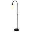 Sara Floor Lamp with Glass Shade