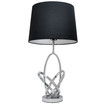 Elegant Designs 		Mod Art Polished Chrome Table Lamp with Black Shade