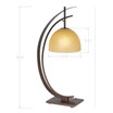 home by Pacific Coast Arc Orbit Bronze Table Lamp