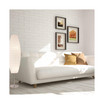 Diploma Chrome Floor Lamp With Paper Shade (2-Pack)