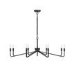 Salem 8-Light Chandelier in Forged Iron