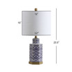 Diana 23.5" Ginger Jar Ceramic,Metal LED Table Lamp