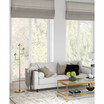 Basso Torchiere 3 Light Floor Lamp with Glass Shades