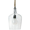 Hammered Glass Pendant