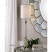 Flaviana Antique Brass Buffet Lamp