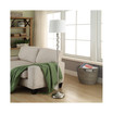 61" Metal and Crystal Floor Lamp
