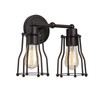 Evelyn 2-Light Metal Vanity Light