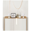 Simple Designs Valencia Colors 2 Pack Mini Touch Table Lamp Set with Fabric Shades