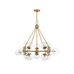 Orion 15-Light Chandelier in Warm Brass