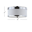 David 15" Metal LED Flush Mount