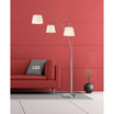 Palumbo 84" LED Arched Floor Lamp with Dimmer