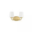 Capra 2-Light Bathroom Vanity Light (15" W x 9"H)