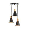 Apollo 3-Light Metal LED Pendant