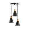 Apollo 3-Light Metal LED Pendant