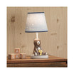 Sierra Sky Blue/Brown Bear Nursery Lamp with Shade & Bulb