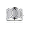 Hex 2-Light Metal Led Flush Mount